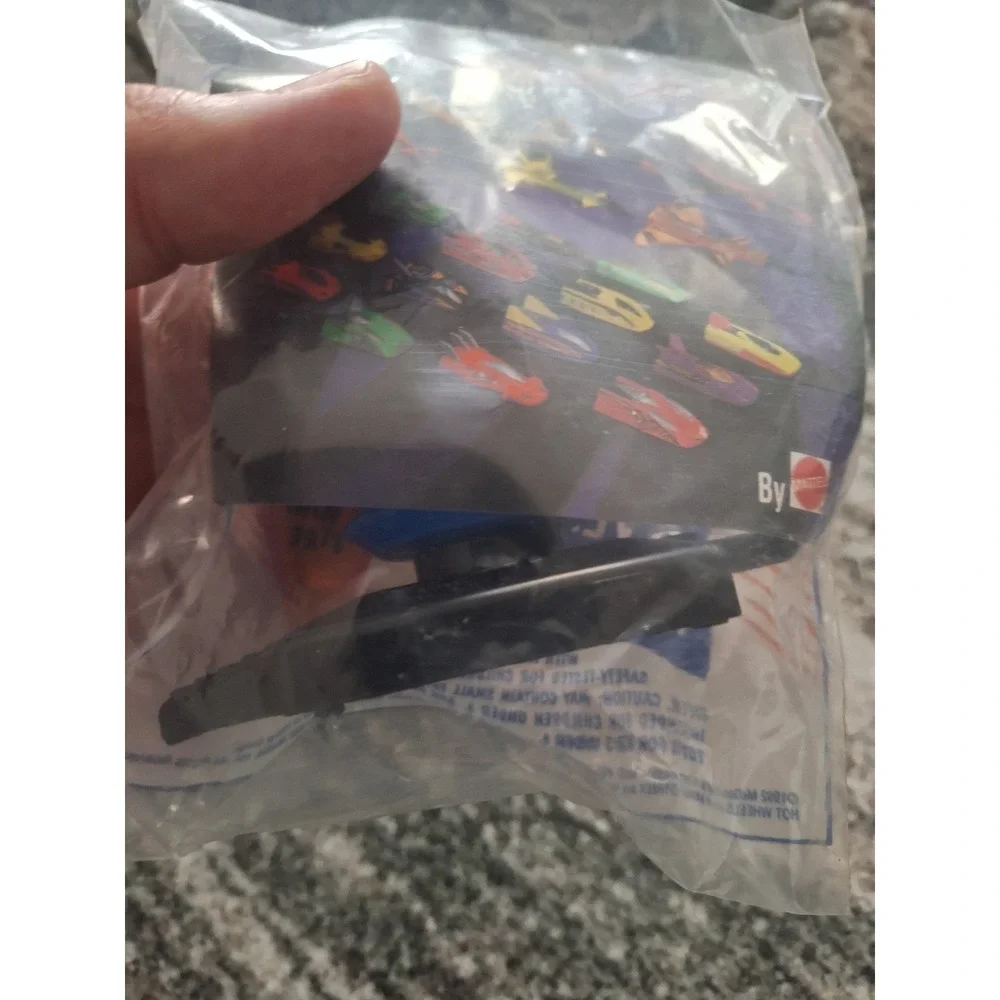 Hot Wheels McDonald's Happy Meal Mini-Streex Turbo Flyer Blue Toy 1995 Vintage